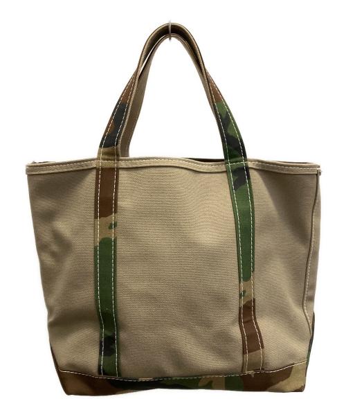 L.L.Bean（エルエルビーン）L.L.Bean (エルエルビーン) カモフラージュ柄トートバッグ ブラウンの古着・服飾アイテム