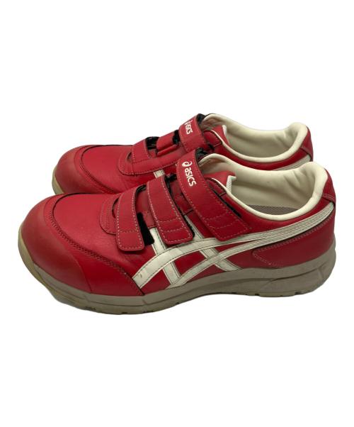 asics（アシックス）asics (アシックス) ウィンジョブセーフティシューズ レッド サイズ:	SIZE 28cmの古着・服飾アイテム