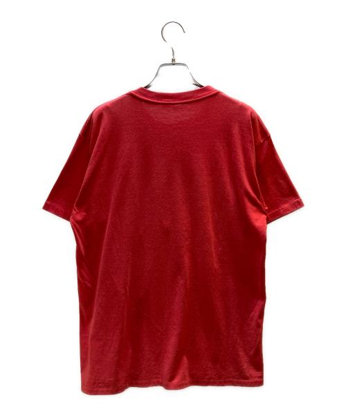 SCHULZ（シュルツ）SCHULZ (シュルツ) 半袖カットソー　シングルステッチ レッド サイズ:表記無の古着・服飾アイテム