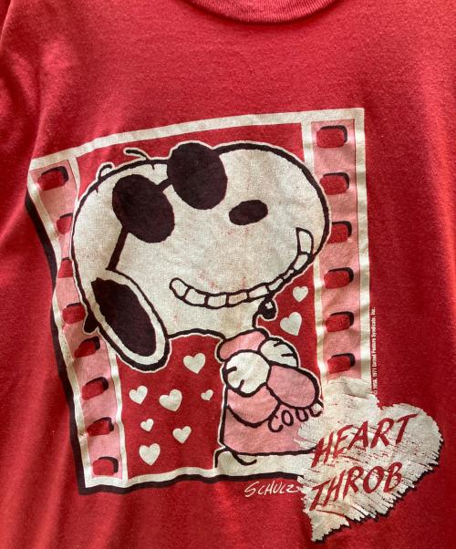 SCHULZ（シュルツ）SCHULZ (シュルツ) 半袖カットソー　シングルステッチ レッド サイズ:表記無の古着・服飾アイテム