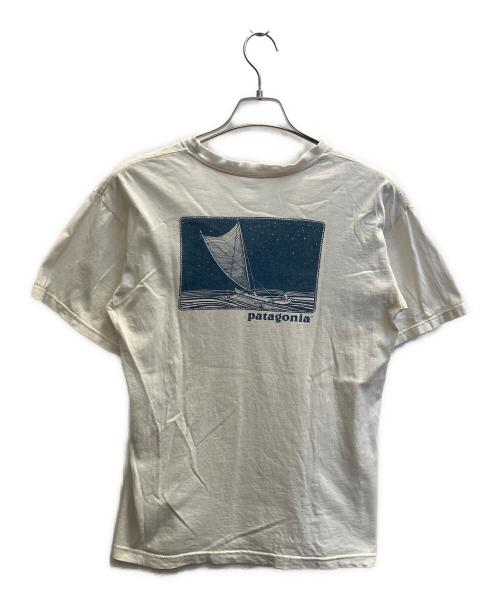 Patagonia（パタゴニア）Patagonia (パタゴニア) Beneficial T's ホワイト サイズ:Мの古着・服飾アイテム