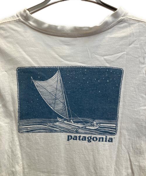 Patagonia（パタゴニア）Patagonia (パタゴニア) Beneficial T's ホワイト サイズ:Мの古着・服飾アイテム