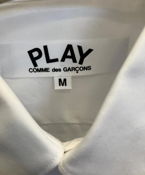 PLAY COMME des GARCONS（プレイコムデギャルソン）PLAY COMME des GARCONS (プレイコムデギャルソン) 長袖シャツ ホワイト サイズ:Мの古着・服飾アイテム