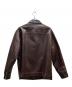 UNUSED (アンユーズド) レザージャケット ブラウン サイズ:SIZE 3：60000円