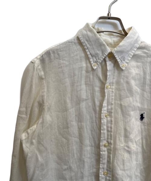 POLO RALPH LAUREN（ポロ・ラルフローレン）POLO RALPH LAUREN (ポロ・ラルフローレン) 長袖シャツ ホワイト サイズ:Ｓの古着・服飾アイテム