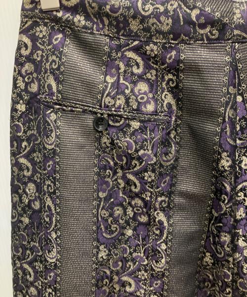 Needles（ニードルズ）Needles (ニードルズ) ジャガードパンツ パープル サイズ:2の古着・服飾アイテム