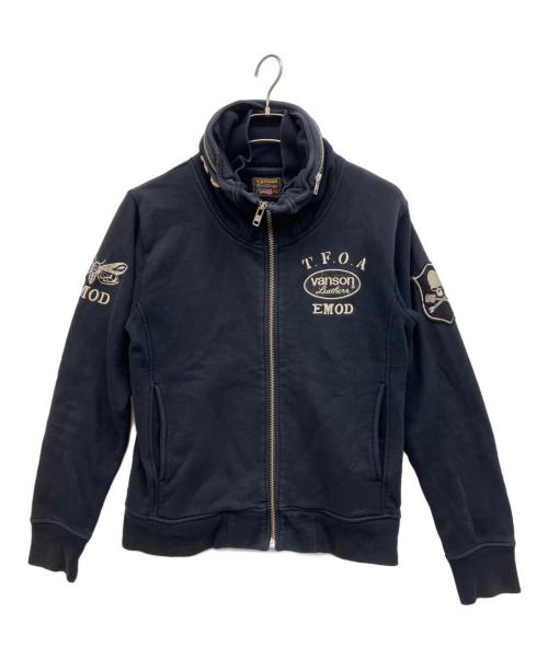 VANSON（バンソン）VANSON (バンソン) スウェット ブラック サイズ:Sの古着・服飾アイテム