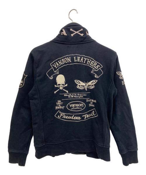 VANSON（バンソン）VANSON (バンソン) スウェット ブラック サイズ:Sの古着・服飾アイテム