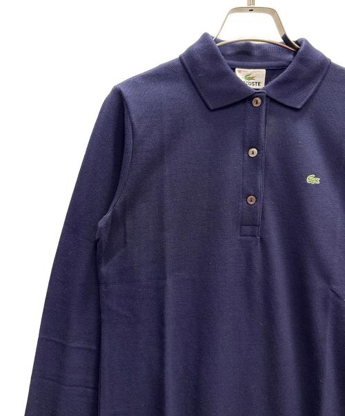 LACOSTE（ラコステ）LACOSTE (ラコステ) ポロシャツ ネイビー サイズ:М 未使用品の古着・服飾アイテム