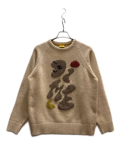 Dime（ダイム）Dime (ダイム) 厚手ニット ベージュ サイズ:Мの古着・服飾アイテム