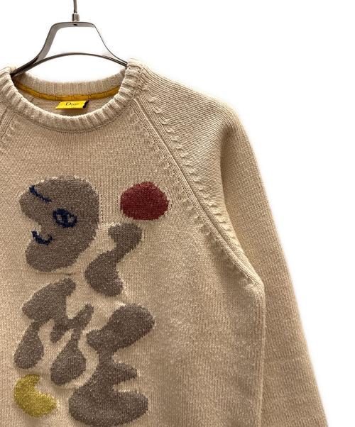 Dime（ダイム）Dime (ダイム) 厚手ニット ベージュ サイズ:Мの古着・服飾アイテム