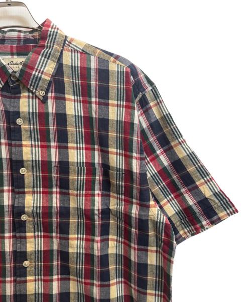 Eddie Bauer（エディーバウアー）Eddie Bauer (エディーバウアー) 半袖シャツ レッド サイズ:Мの古着・服飾アイテム