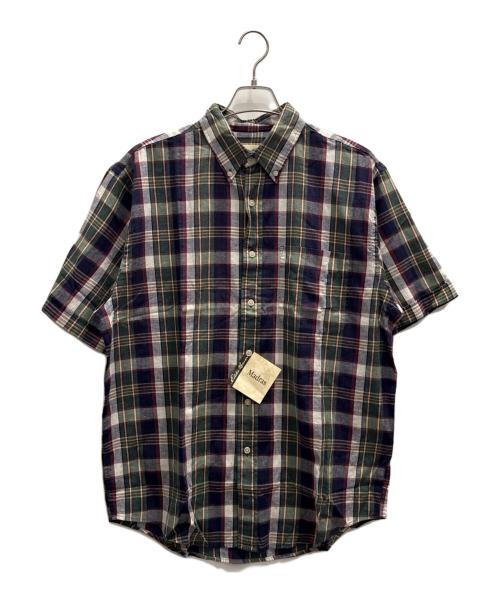 Eddie Bauer（エディーバウアー）Eddie Bauer (エディーバウアー) 半袖シャツ ネイビー サイズ:Мの古着・服飾アイテム