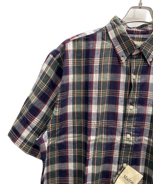 Eddie Bauer（エディーバウアー）Eddie Bauer (エディーバウアー) 半袖シャツ ネイビー サイズ:Мの古着・服飾アイテム