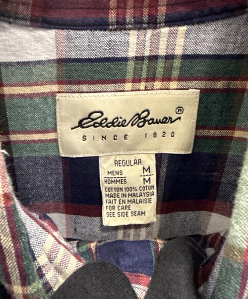 Eddie Bauer（エディーバウアー）Eddie Bauer (エディーバウアー) 半袖シャツ ネイビー サイズ:Мの古着・服飾アイテム