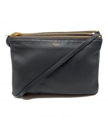 CELINE（セリーヌ）の古着「ショルダーバッグ　トリオラージ」｜グレー