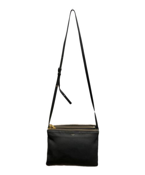 CELINE（セリーヌ）CELINE (セリーヌ) ショルダーバッグ　トリオラージ グレーの古着・服飾アイテム