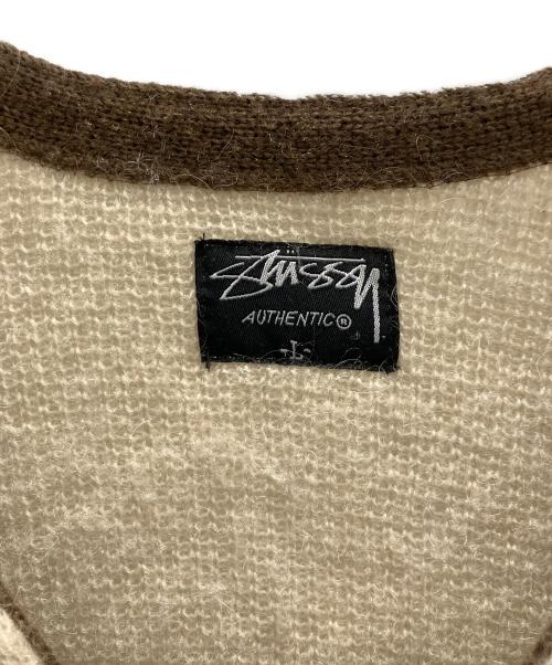 stussy（ステューシー）stussy (ステューシー) 厚手カーディガン マルチカラー サイズ:Ｌの古着・服飾アイテム