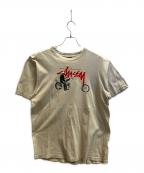 stussyステューシー）の古着「00's半袖カットソー」｜ベージュ