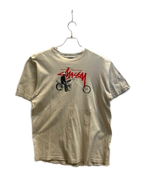 stussy（ステューシー）stussy (ステューシー) 00's半袖カットソー ベージュ サイズ:Ｌの古着・服飾アイテム