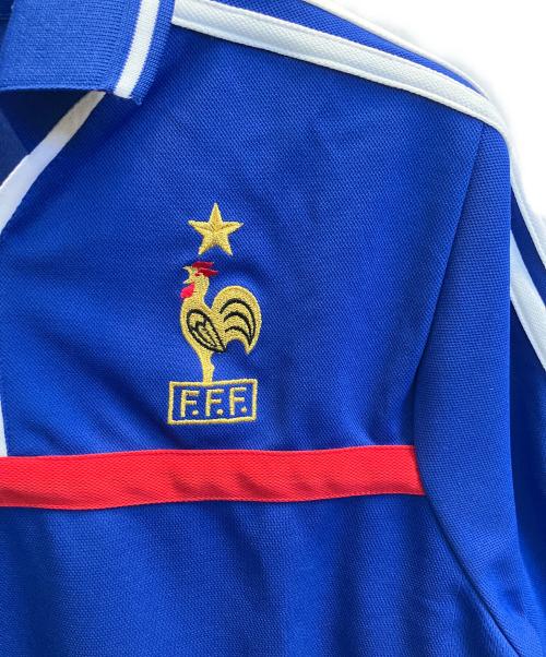 adidas（アディダス）adidas (アディダス) ゲームシャツ　フランス代表/EURO2000 ブルー サイズ:Ｌの古着・服飾アイテム
