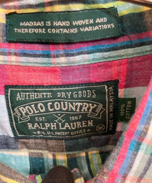 POLO COUNTRY（ポロカントリー）POLO COUNTRY (ポロカントリー) 半袖シャツ マルチカラー サイズ:М 未使用品の古着・服飾アイテム