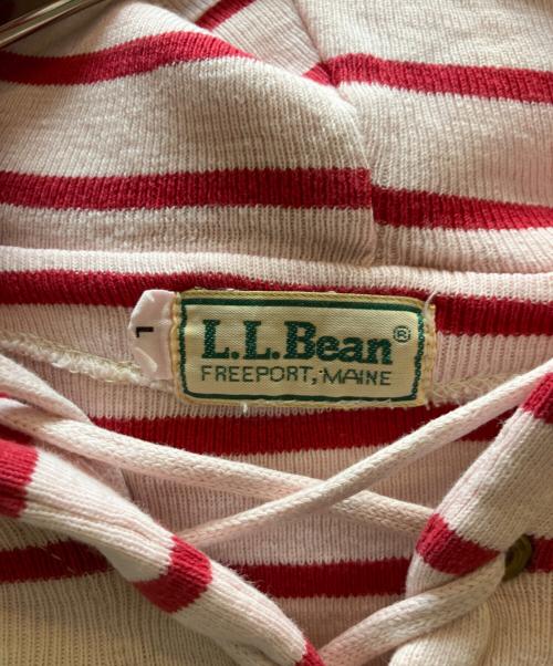 L.L.Bean（エルエルビーン）L.L.Bean (エルエルビーン) 80's　レースアップパーカー レッド×ピンク サイズ:Ｌの古着・服飾アイテム