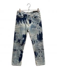 DIESEL Black Gold（ディーゼル ブラック ゴールド）の古着「Type 1820 Straight Cropped デニムパンツ」｜インディゴ