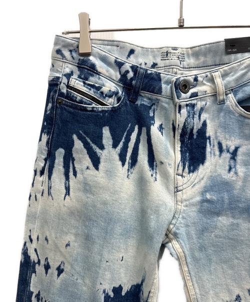 DIESEL Black Gold（ディーゼル ブラック ゴールド）DIESEL Black Gold (ディーゼル ブラック ゴールド) Type 1820 Straight Cropped デニムパンツ インディゴ サイズ:ｗ25 未使用品の古着・服飾アイテム