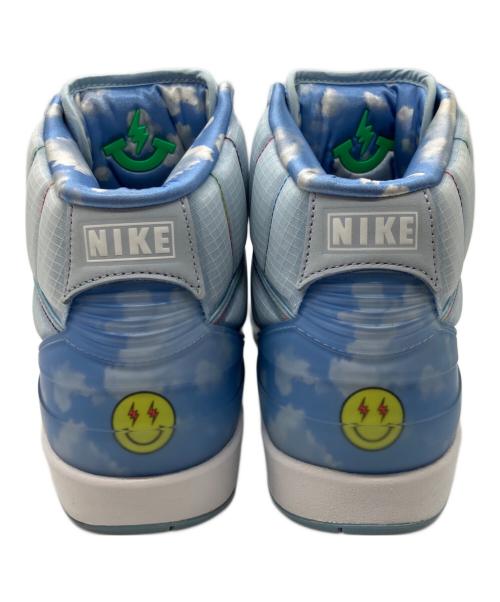 NIKE（ナイキ）NIKE (ナイキ) J.BALVIN (J．バルヴィン) Air Jordan 2 Retro SP ライトブルー サイズ:SIZE 27.5cmの古着・服飾アイテム