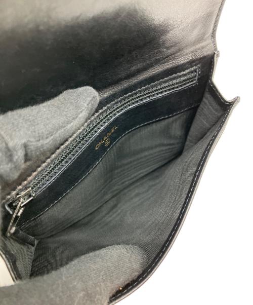 CHANEL（シャネル）CHANEL (シャネル) キャビアスキン二つ財布 ブラックの古着・服飾アイテム