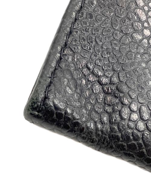 CHANEL（シャネル）CHANEL (シャネル) キャビアスキン二つ財布 ブラックの古着・服飾アイテム