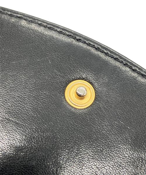 CHANEL（シャネル）CHANEL (シャネル) キャビアスキン二つ財布 ブラックの古着・服飾アイテム