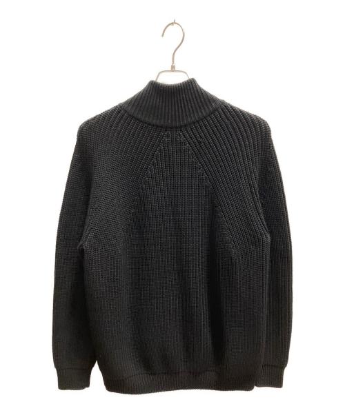 BATONER（バトナ―）BATONER (バトナ―) シグネチャー ドライバーズ ニット ブラック サイズ:2の古着・服飾アイテム