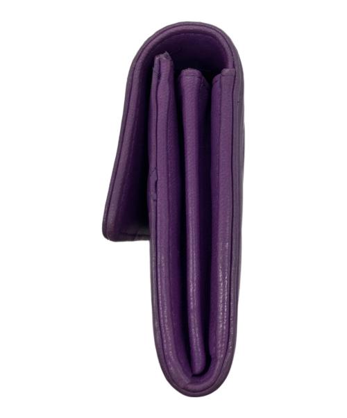 CHANEL（シャネル）CHANEL (シャネル) 長財布 パープルの古着・服飾アイテム