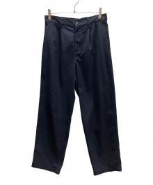 stussy（ステューシー）の古着「Volume Pleated Trouse」｜ネイビー