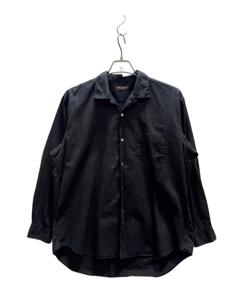 COMME des GARCONS HOMME PLUS（コムデギャルソンオムプリュス）COMME des GARCONS HOMME PLUS (コムデギャルソンオムプリュス) オープンカラーオーバーシャツ ブラック サイズ:表記無の古着・服飾アイテム