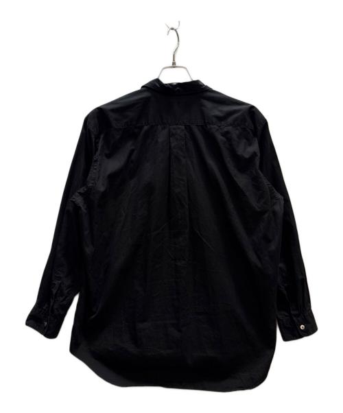 COMME des GARCONS HOMME PLUS（コムデギャルソンオムプリュス）COMME des GARCONS HOMME PLUS (コムデギャルソンオムプリュス) オープンカラーオーバーシャツ ブラック サイズ:表記無の古着・服飾アイテム