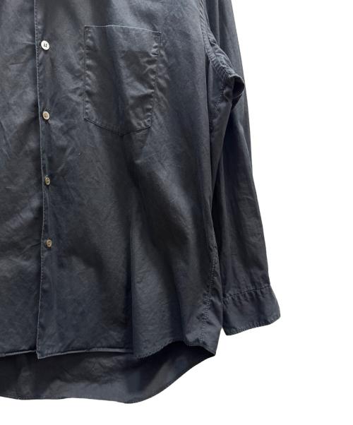 COMME des GARCONS HOMME PLUS（コムデギャルソンオムプリュス）COMME des GARCONS HOMME PLUS (コムデギャルソンオムプリュス) オープンカラーオーバーシャツ ブラック サイズ:表記無の古着・服飾アイテム