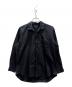 COMME des GARCONS HOMME PLUS（コムデギャルソンオムプリュス）の古着「オープンカラーオーバーシャツ」｜ブラック
