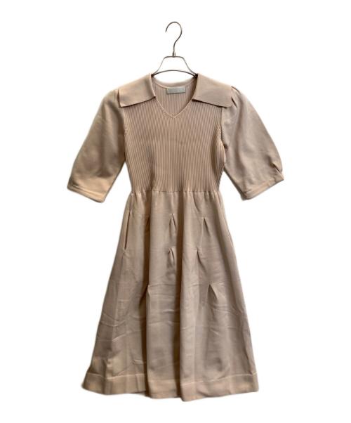 CELFORD（セルフォード）CELFORD (セルフォード) ニット ホールガーメントワンピース ピンク サイズ:SIZE 38の古着・服飾アイテム