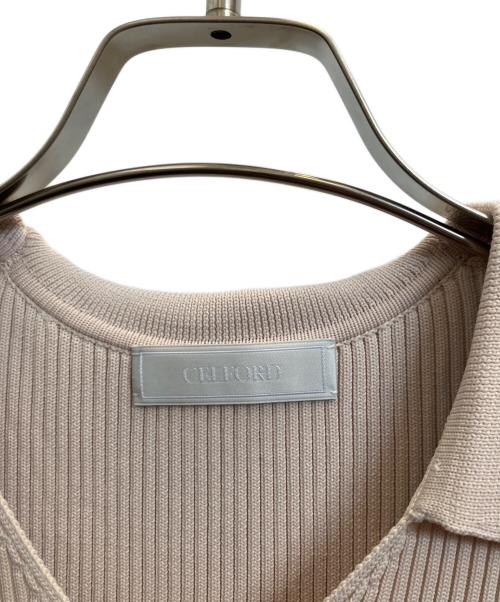 CELFORD（セルフォード）CELFORD (セルフォード) ニット ホールガーメントワンピース ピンク サイズ:SIZE 38の古着・服飾アイテム