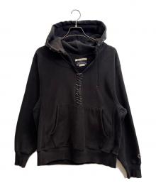 Champion REVERSE WEAVE（チャンピオン リバース ウィーブ）の古着「プルオーバーパーカー」｜ブラック