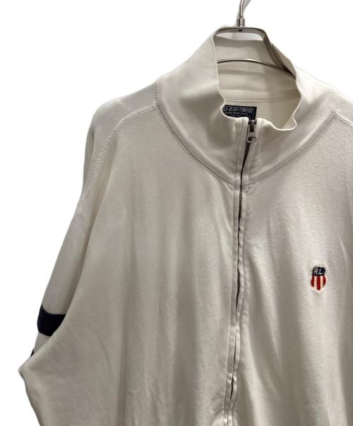 POLO JEANS（ポロジーンズ）POLO JEANS (ポロジーンズ) ジップスウェット ホワイト サイズ:XXLの古着・服飾アイテム