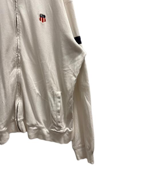 POLO JEANS（ポロジーンズ）POLO JEANS (ポロジーンズ) ジップスウェット ホワイト サイズ:XXLの古着・服飾アイテム