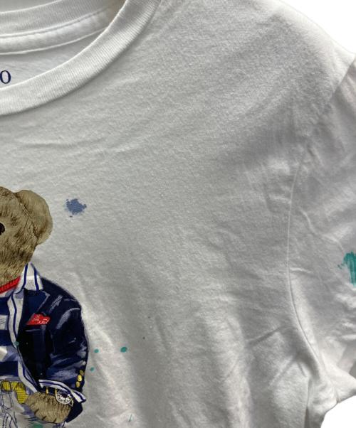 POLO RALPH LAUREN（ポロ・ラルフローレン）POLO RALPH LAUREN (ポロ・ラルフローレン) ポロベア半袖カットソー ホワイト サイズ:Мの古着・服飾アイテム