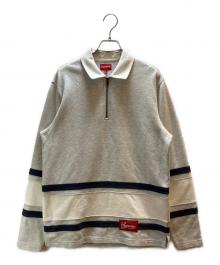 SUPREME（シュプリーム）の古着「Half Zip Rugby」｜アッシュグレー