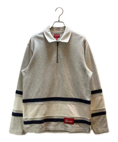 SUPREME（シュプリーム）SUPREME (シュプリーム) Half Zip Rugby アッシュグレー サイズ:Ｓの古着・服飾アイテム