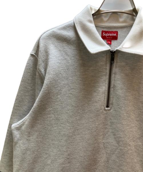 SUPREME（シュプリーム）SUPREME (シュプリーム) Half Zip Rugby アッシュグレー サイズ:Ｓの古着・服飾アイテム