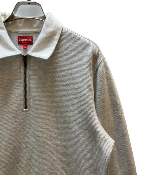 SUPREME（シュプリーム）SUPREME (シュプリーム) Half Zip Rugby アッシュグレー サイズ:Ｓの古着・服飾アイテム